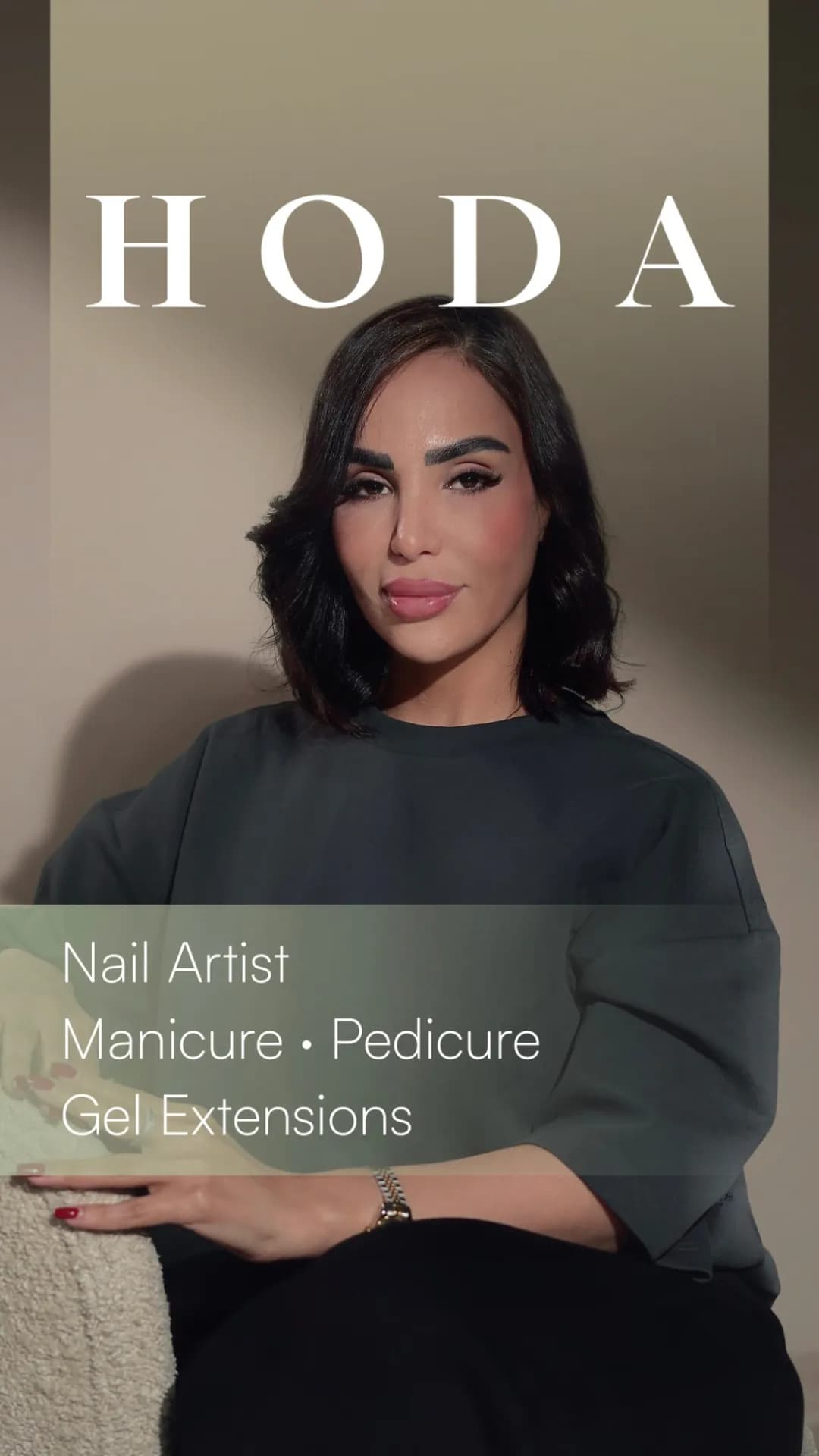 هدى, فنانة أظافر