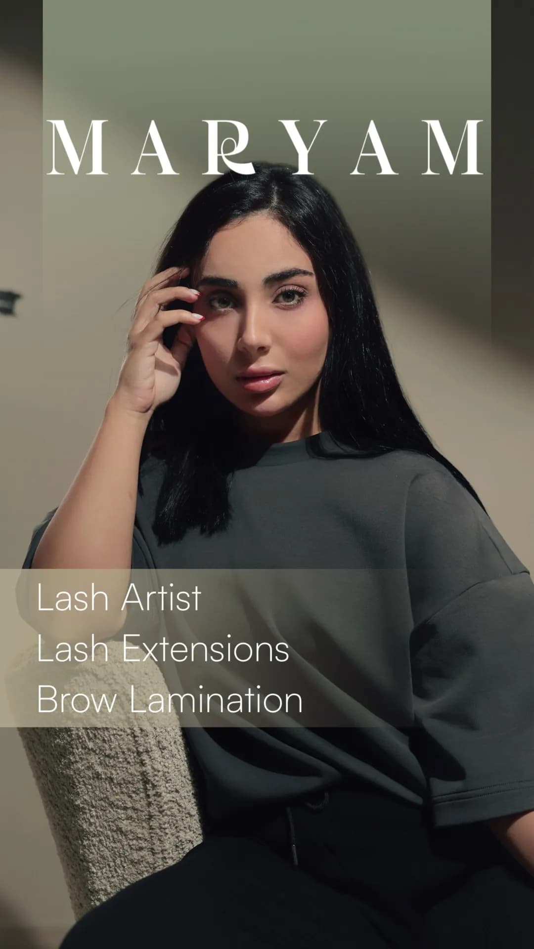 مريم, فنانة رموش